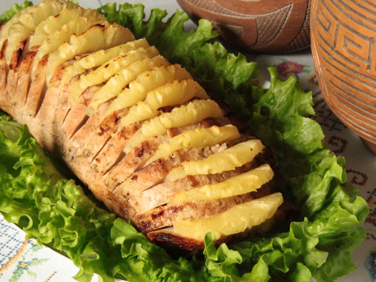 Lombo Abacaxi Roast Pork Loin With Pineapple Sabor Brasil