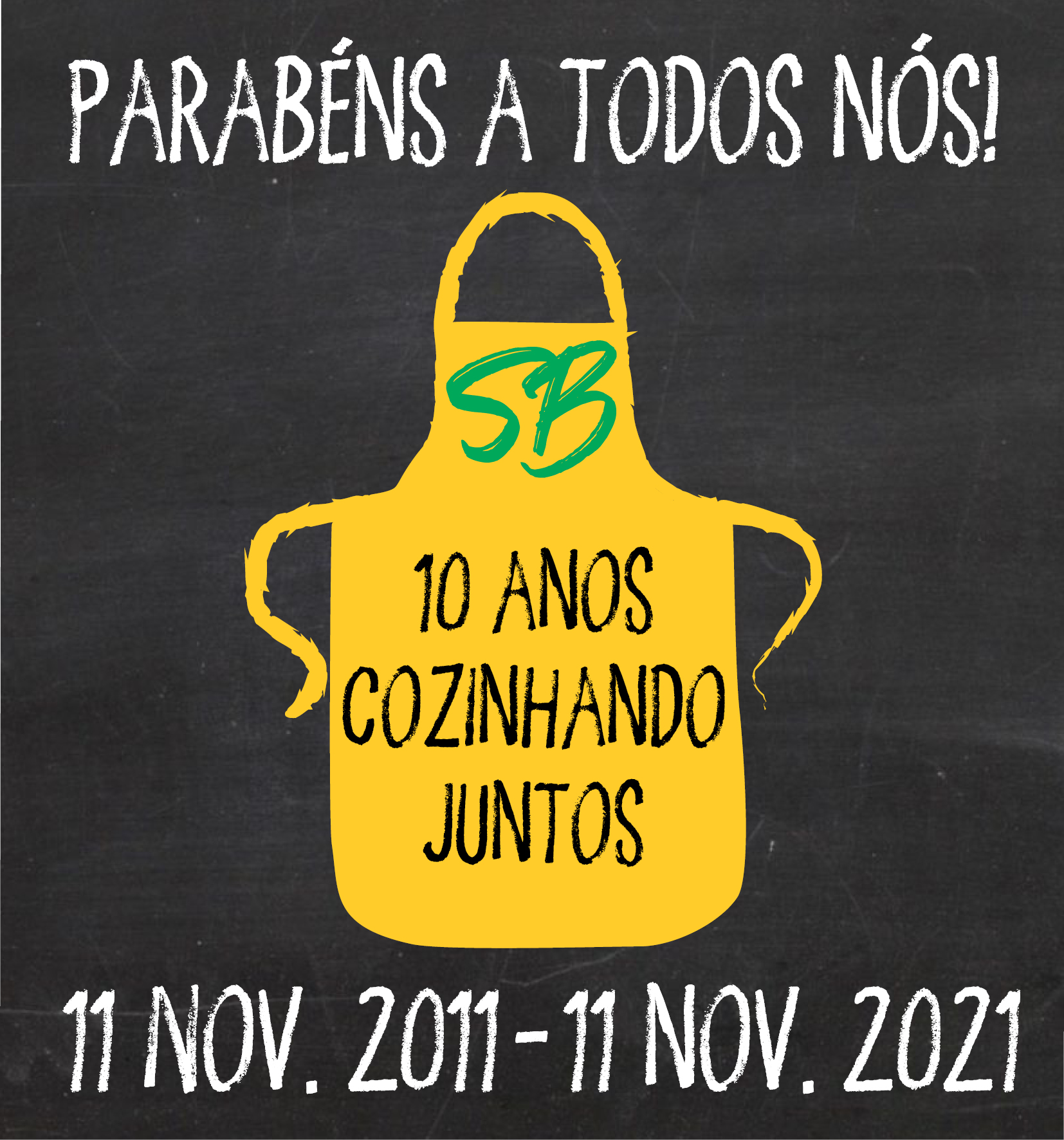 Parabéns a todos nós!